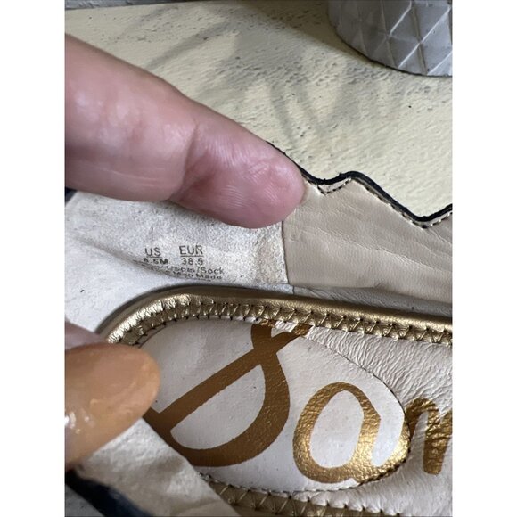 Sam Edelman Finnegan ballet flat size 8.5M Scalloped Shoe - Picture 8 of 8